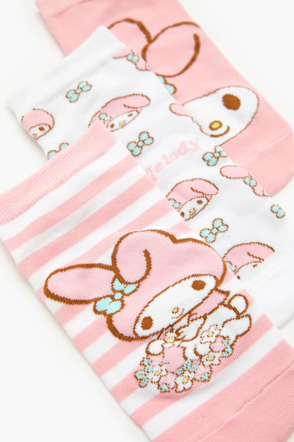 My Melody Ankle Socks Set - 3 pack - Image 3