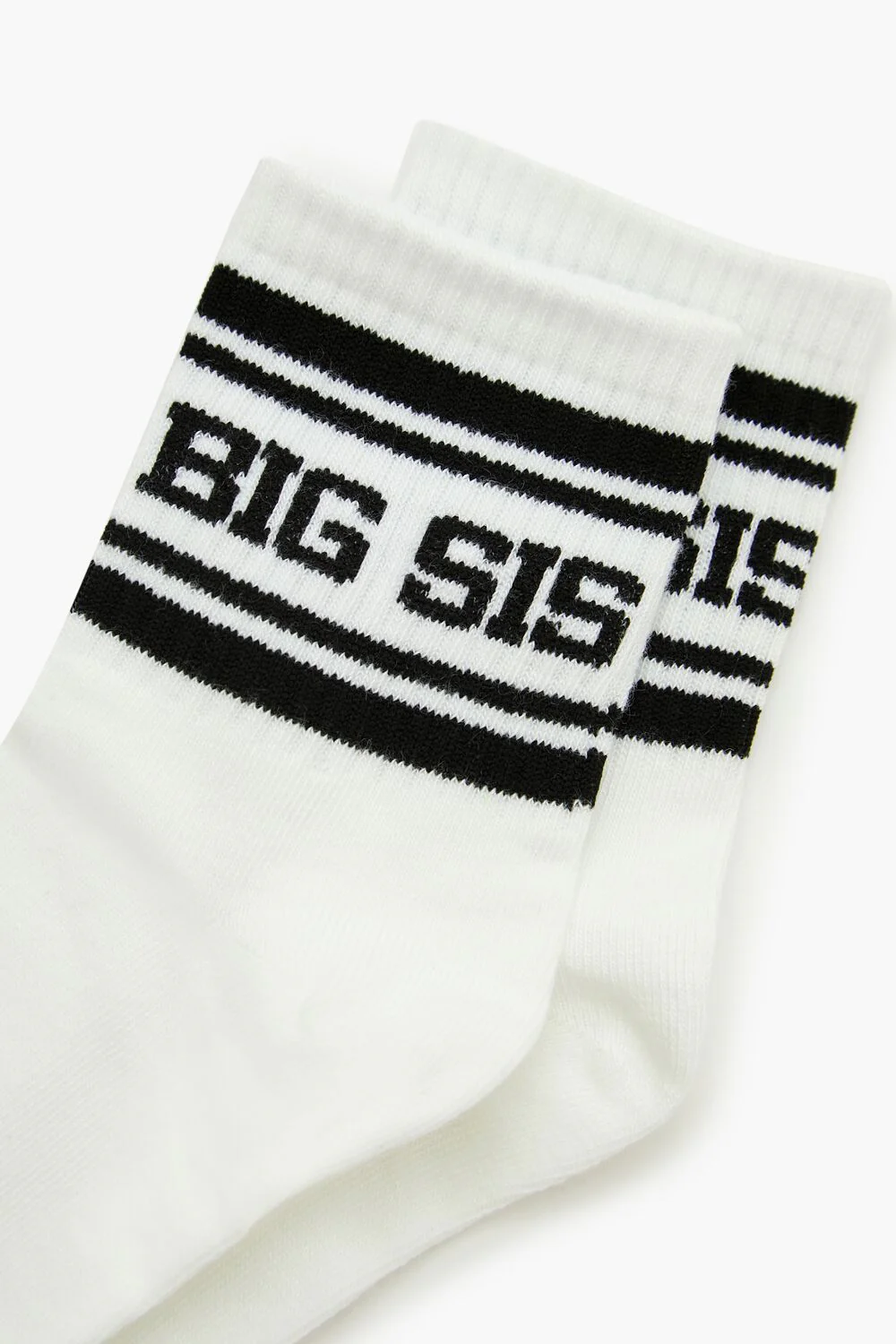 Big Sis Lil Sis Crew Socks Set - 2 pack - Image 3