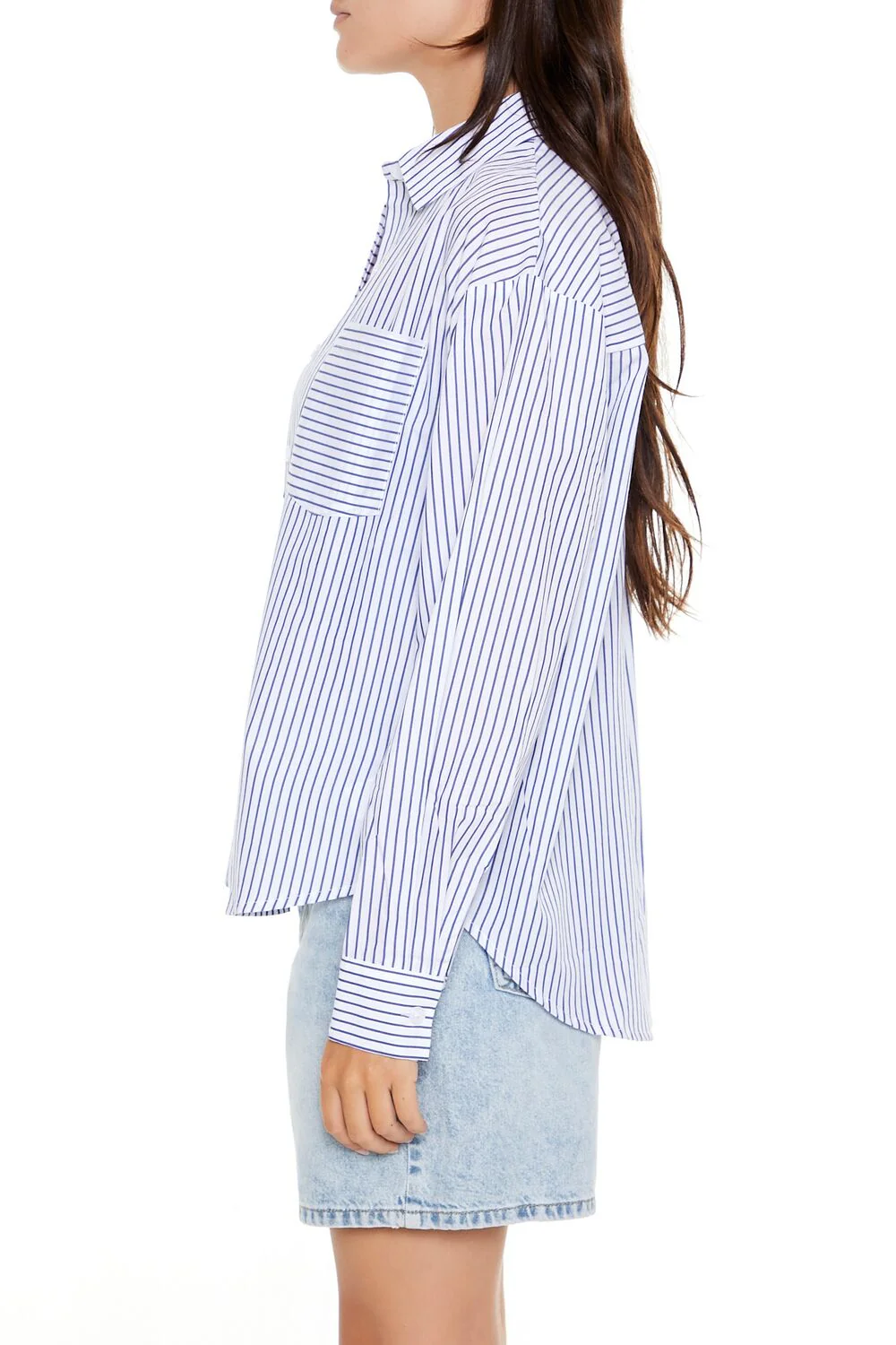 Poplin Striped Pocket Shirt - Image 5