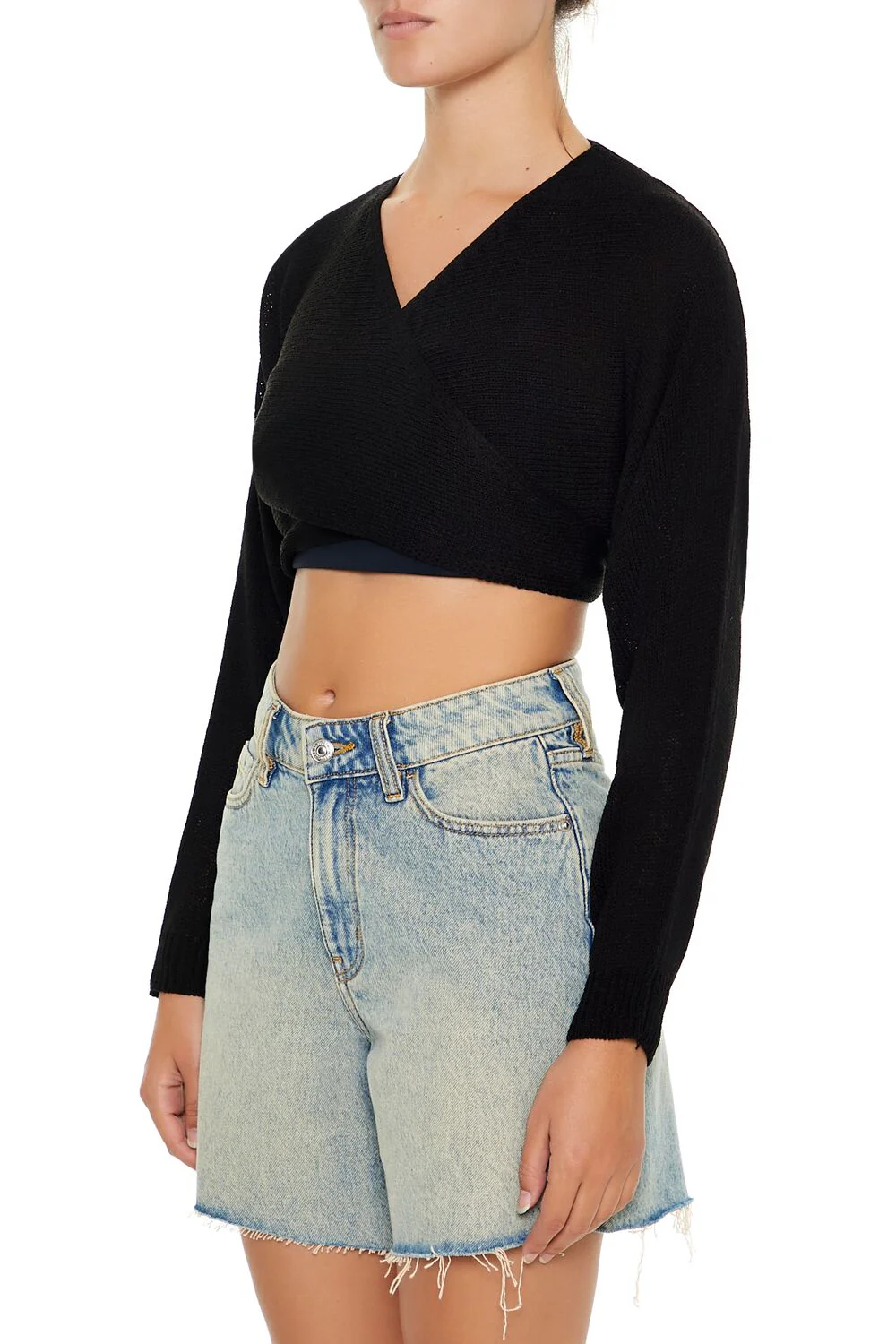 Tie-Back Crossover Sweater - Image 4