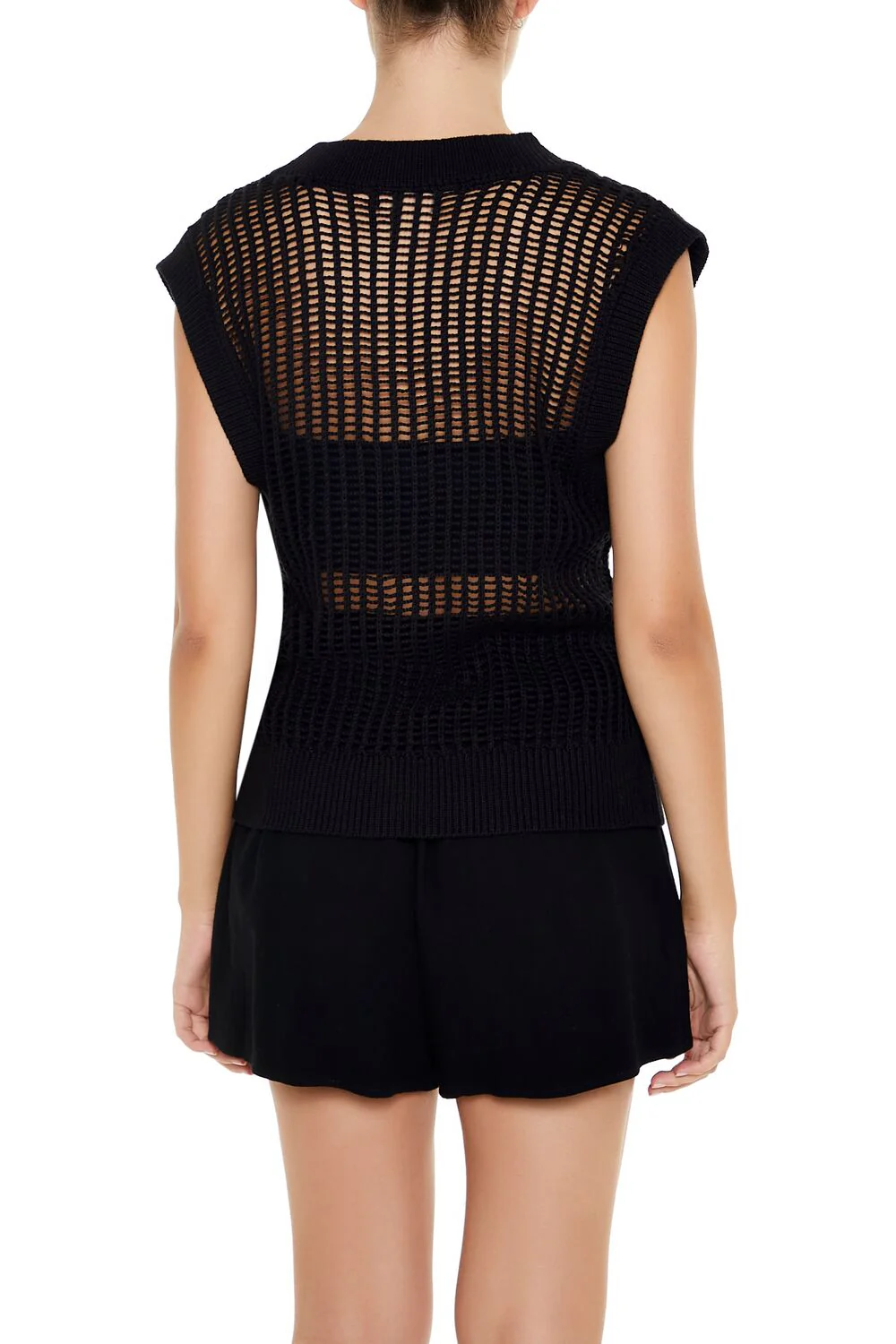 Netted Sweater Vest - Image 6