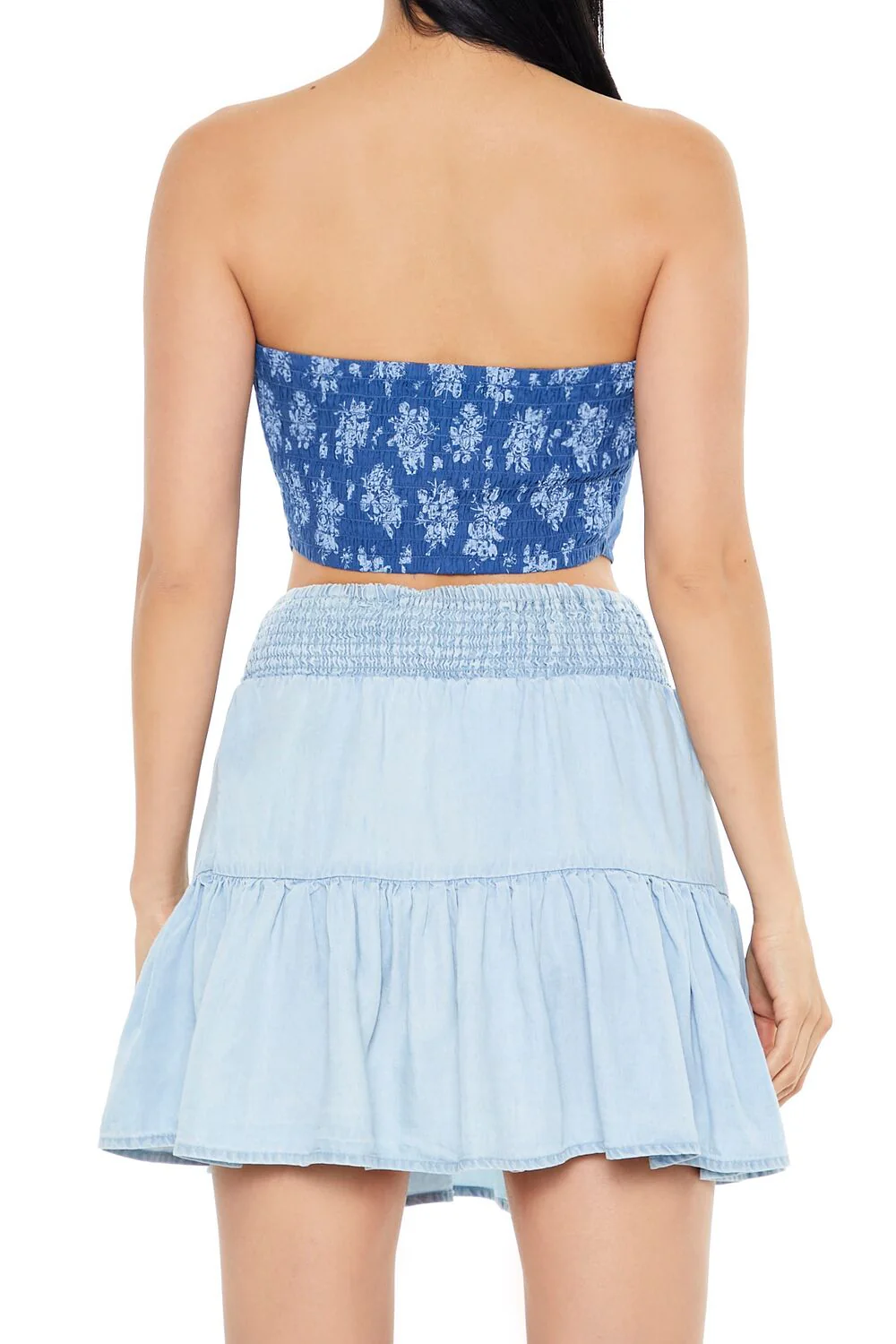Floral Print Corset Tube Top - Image 5