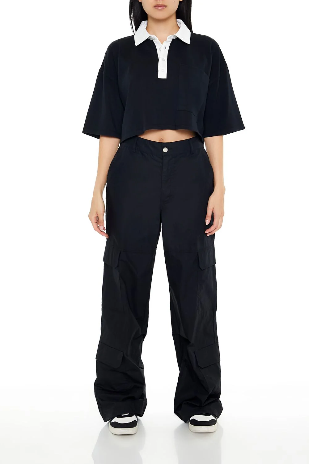 Cropped Rugby Shirt - Image 2