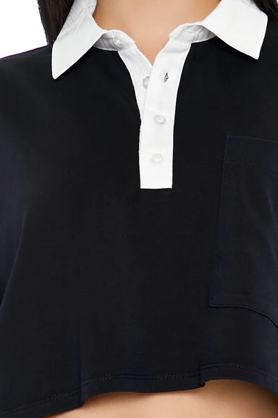 Cropped Rugby Shirt - Image 3