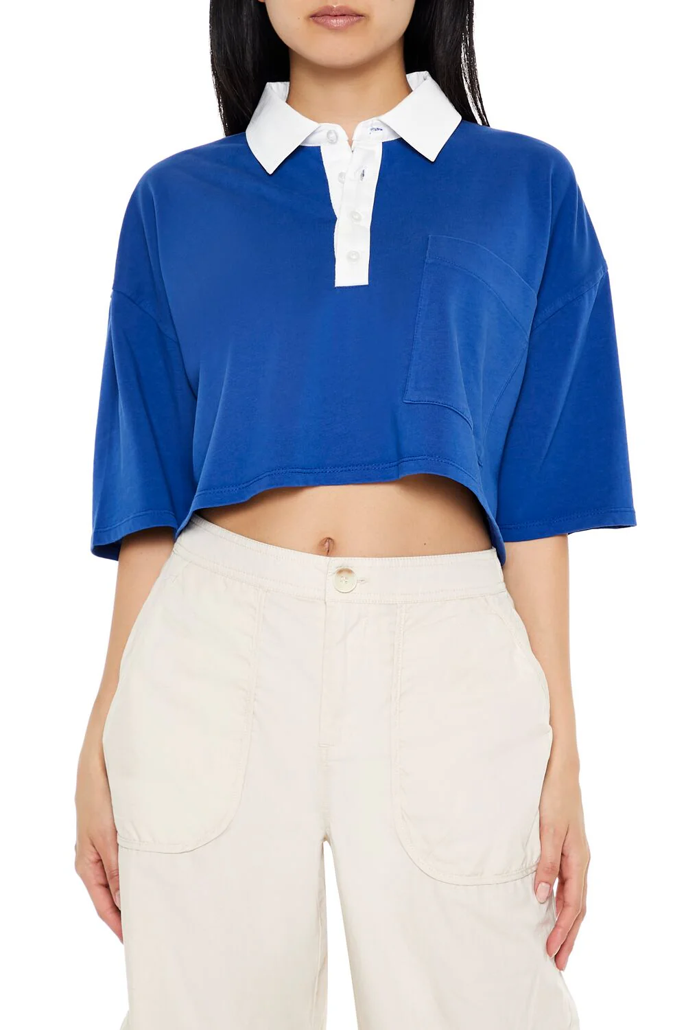 Cropped Rugby Shirt - Image 7