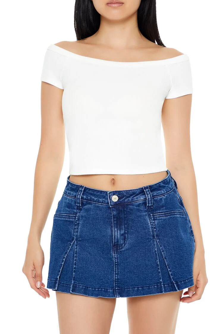 Off-the-Shoulder Crop Top - Image 7