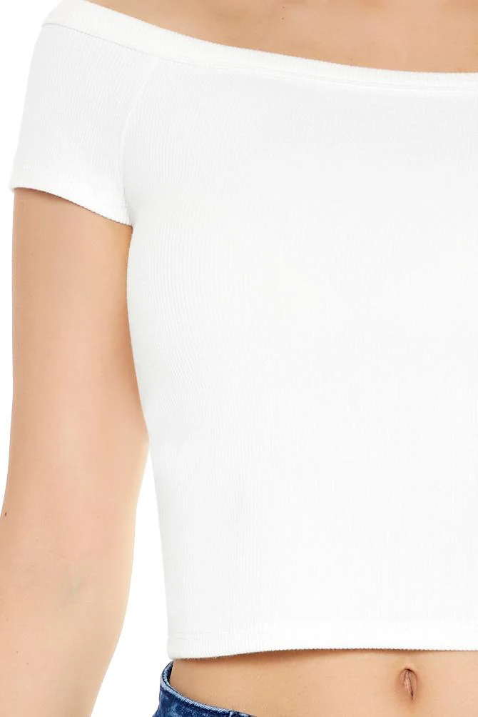 Off-the-Shoulder Crop Top - Image 9