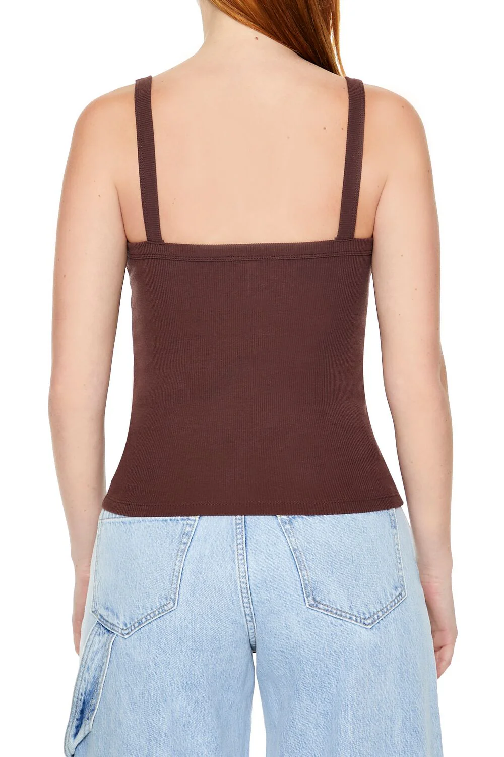 Ribbed Knit V-Neck Cami - Image 4
