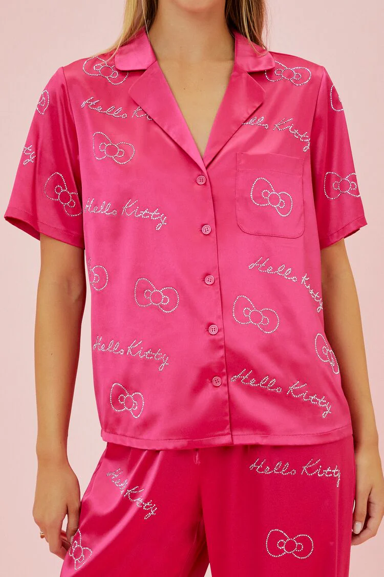 Hello Kitty Pajama Shirt & Pants Set - Image 2