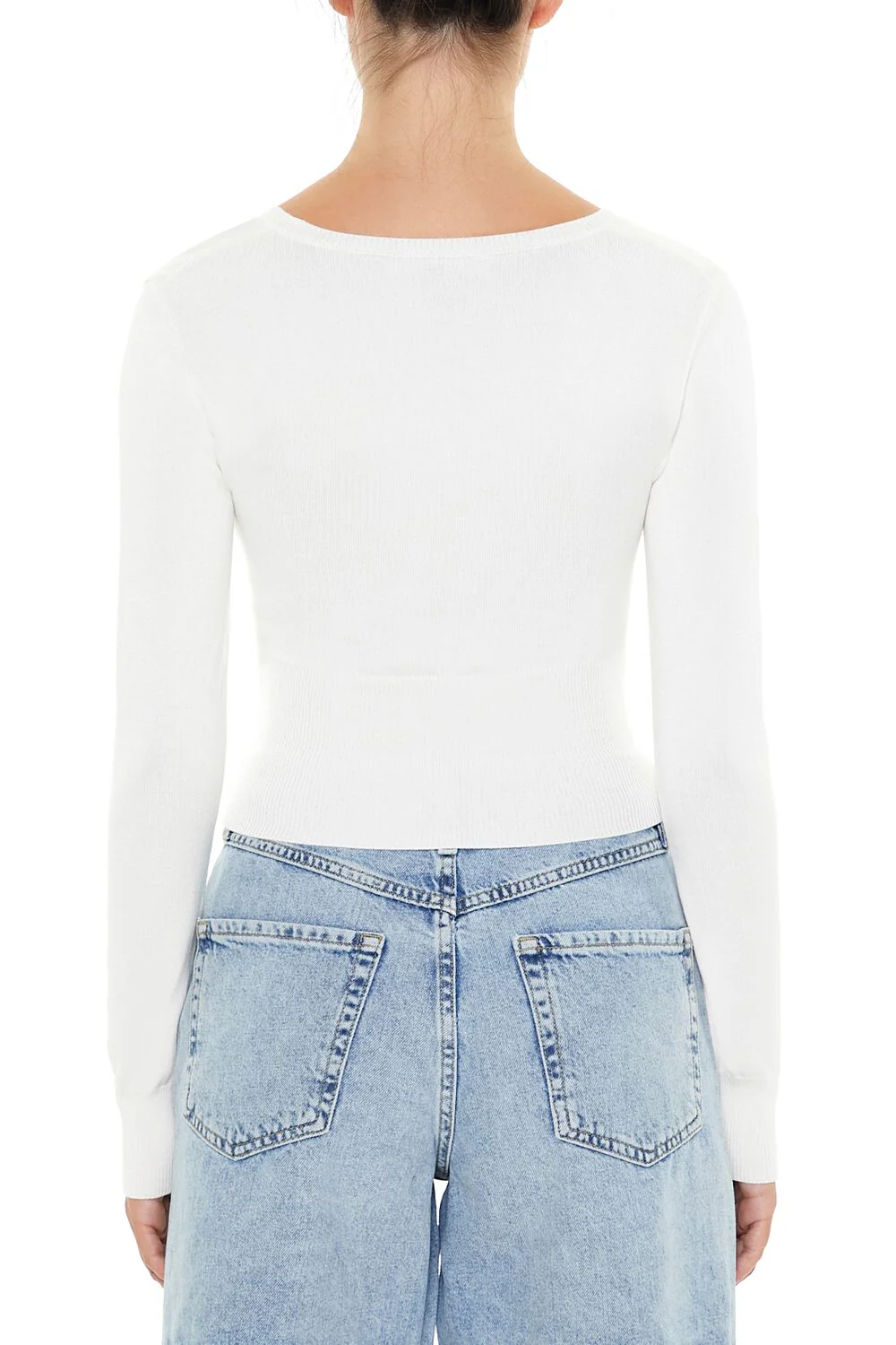 Fitted Square-Neck Sweater - Image 5