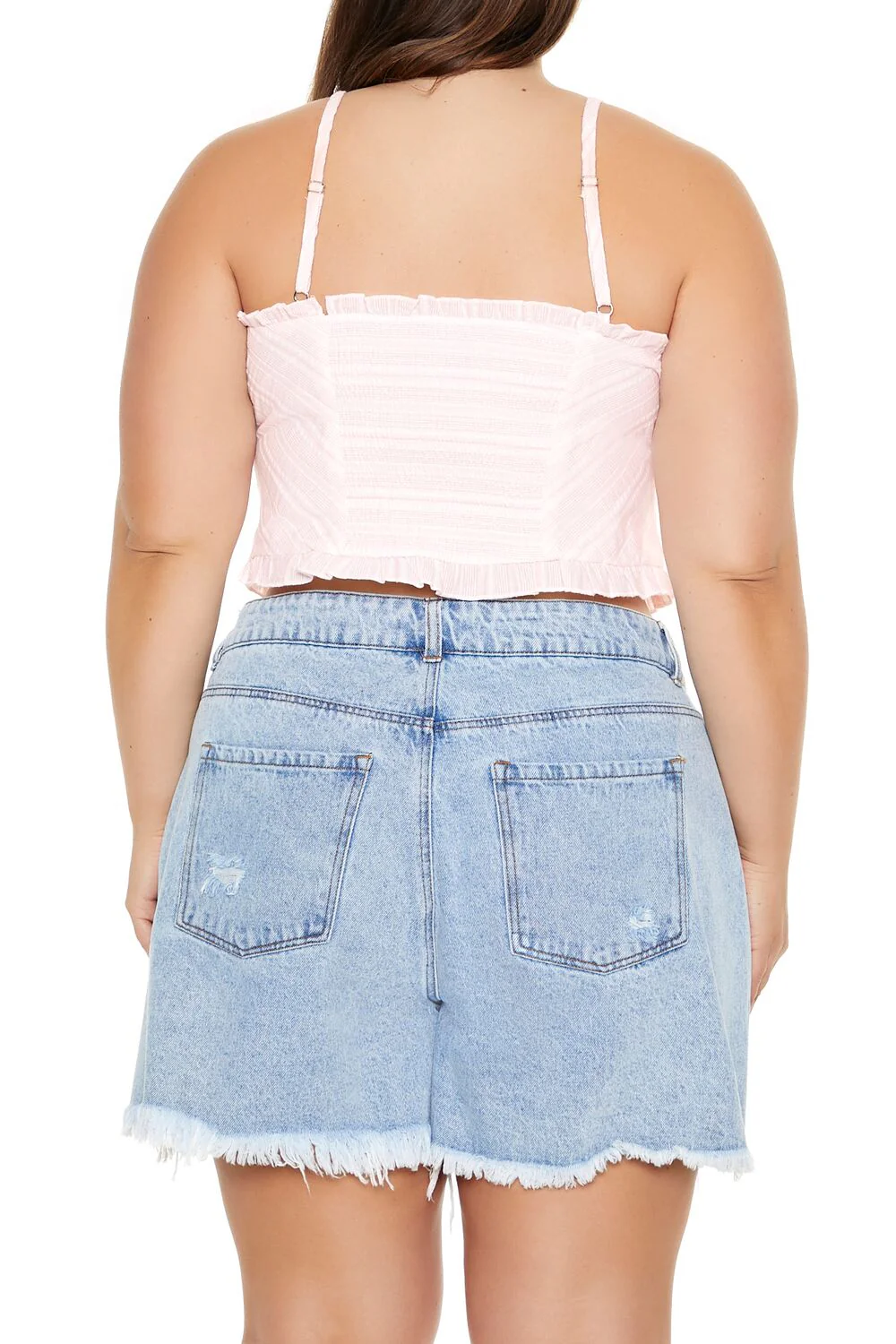 Plus Size Striped Cropped Cami - Image 5