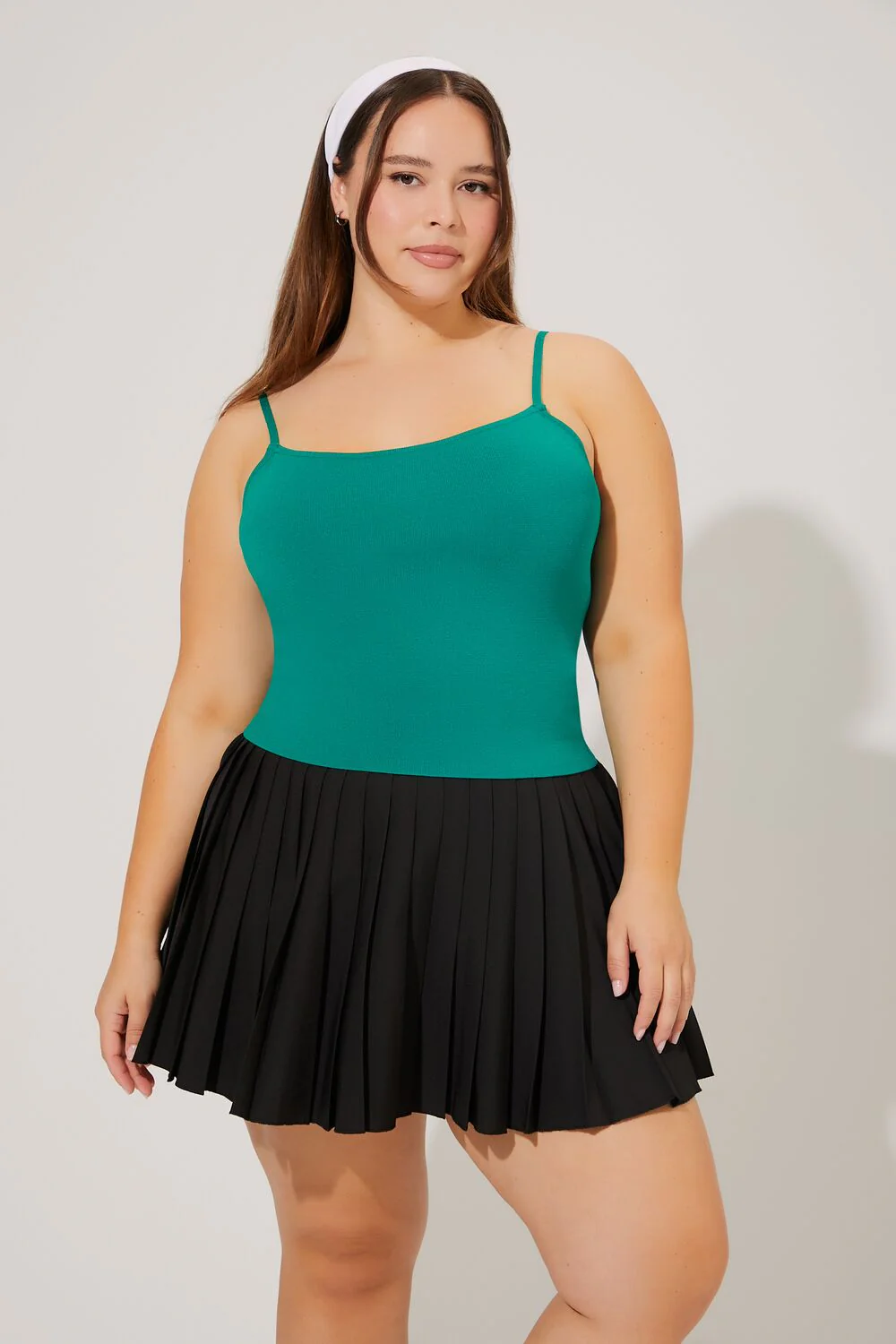 Plus Size Lace-Up Sweater-Knit Cami - Image 6