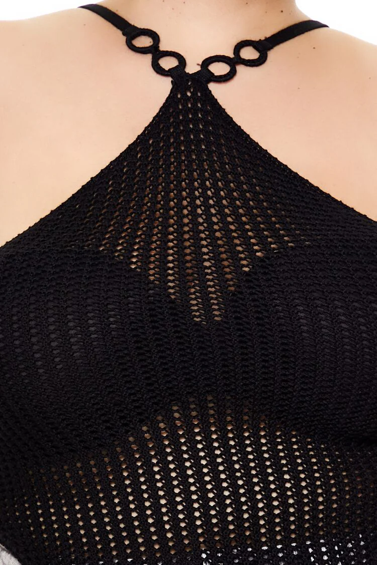 Plus Size O-Ring Sweater-Knit Cami - Image 3