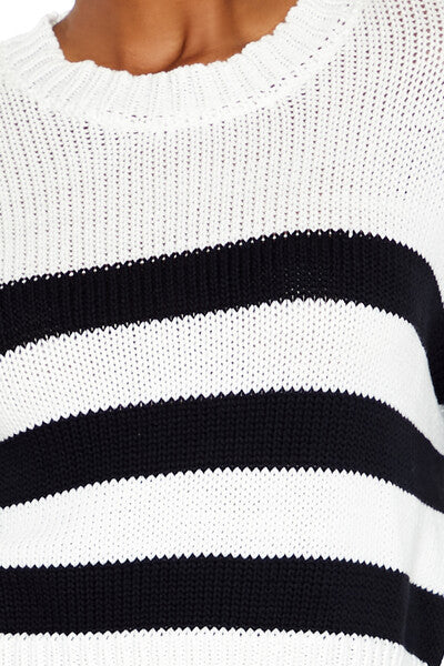 Striped Drop-Sleeve Sweater - Image 3