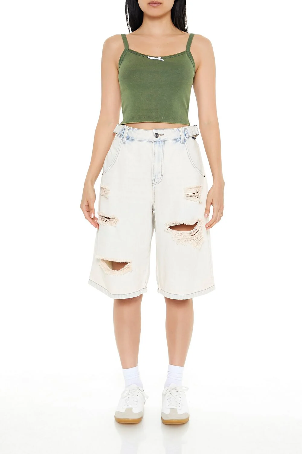 Cropped Bow Cami - Image 8