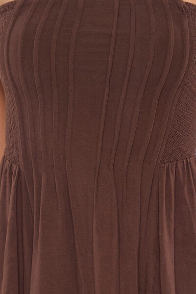 Pom Pom Strapless Mini Dress - Image 5