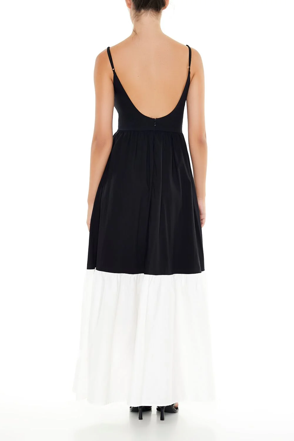 Colorblock Cutout Maxi Dress - Image 4