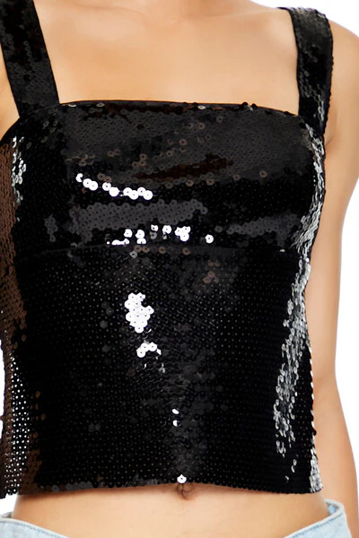 Tie-Back Sequin Top - Image 3