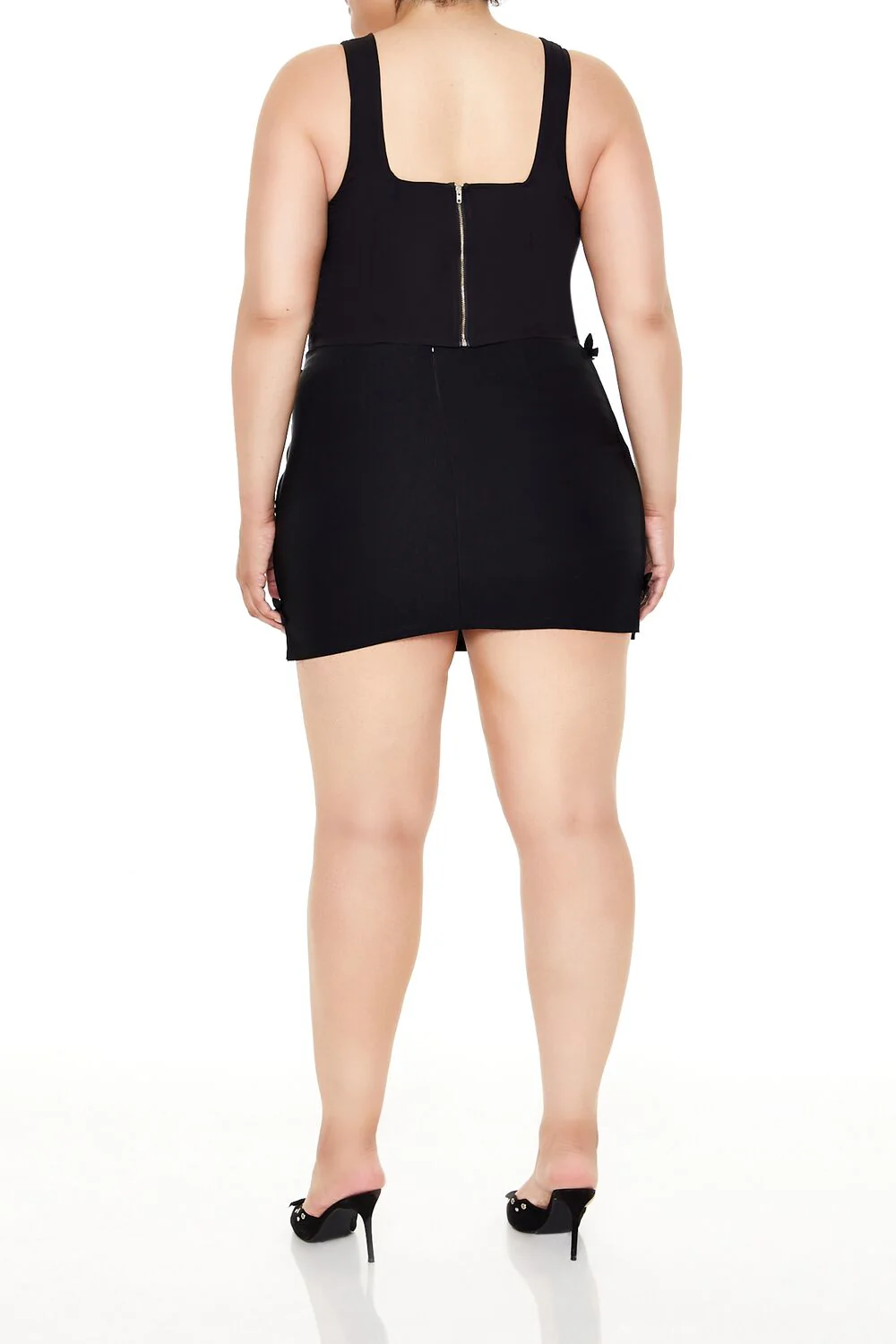 Plus Size Bow Mini Skirt - Image 4