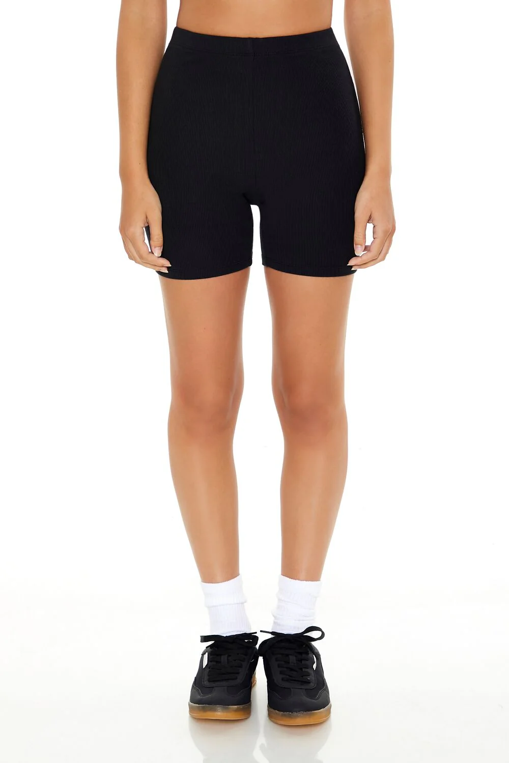 Cotton-Blend Biker Shorts - Image 2
