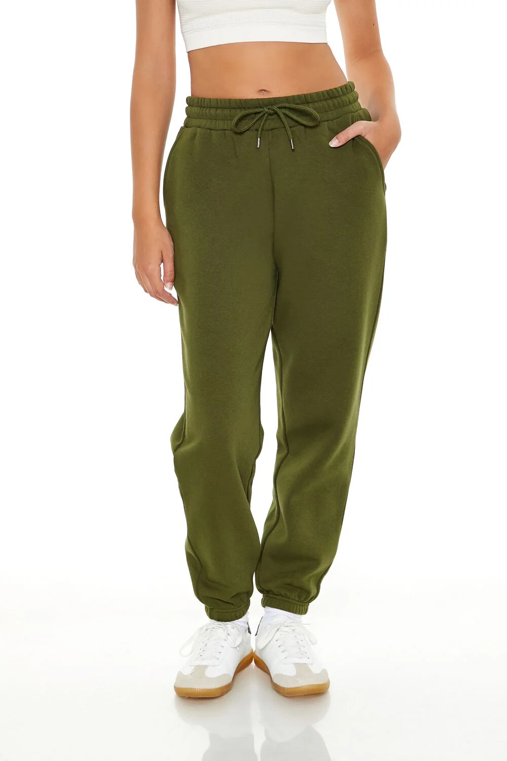 Fleece Drawstring Joggers - Image 2