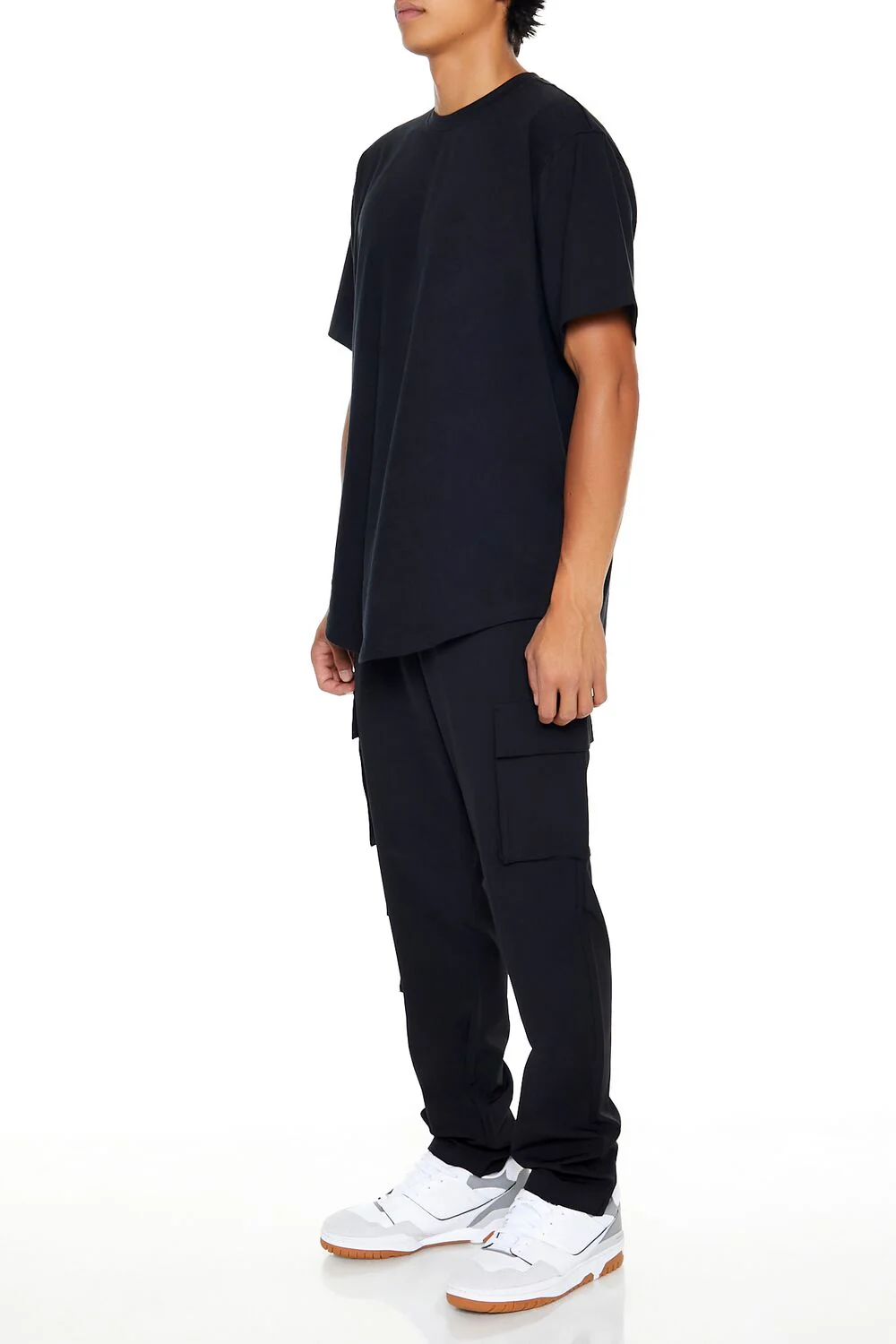 Slim-Fit Drawstring Cargo Joggers - Image 3
