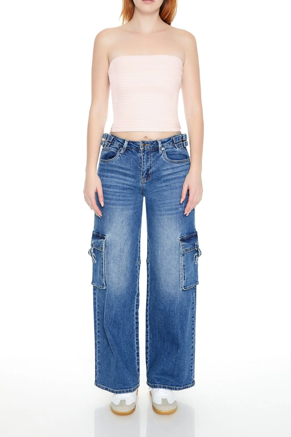 Striped Tube Crop Top - Image 2