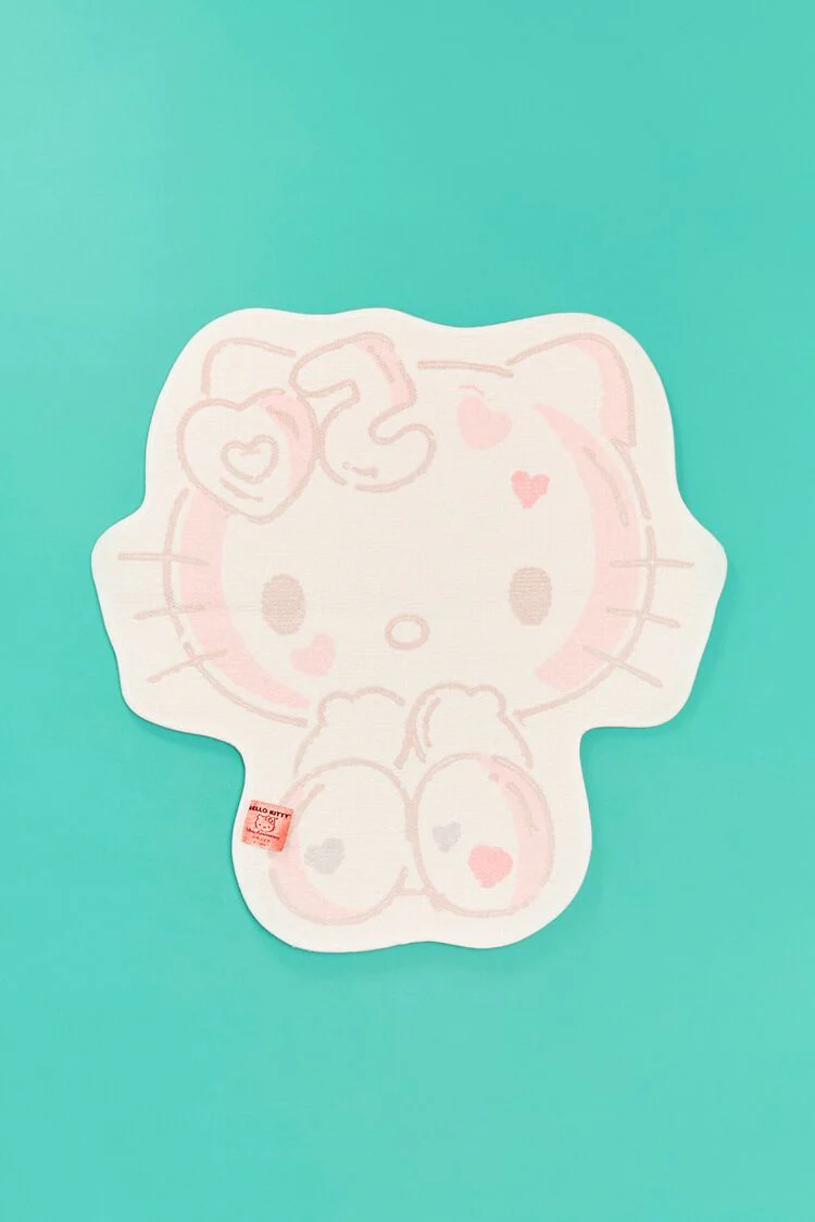 Plush Heart Hello Kitty Rug - Image 2
