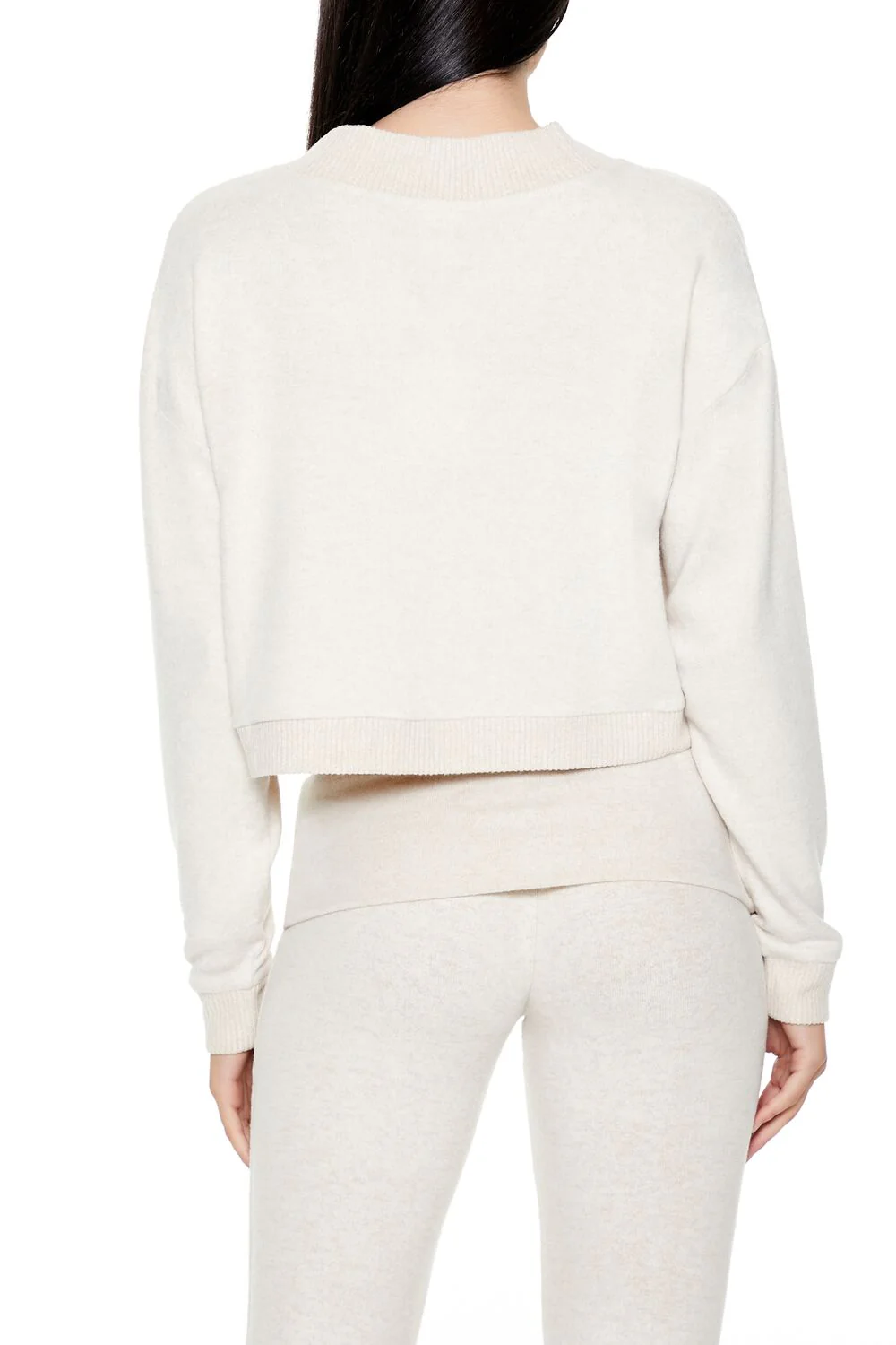 Boxy Cropped Pajama Pullover - Image 5