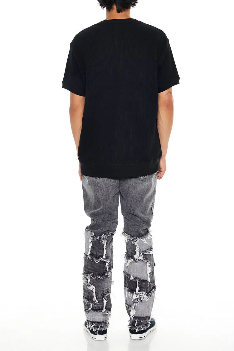 Reworked Destroyed Slim-Fit Jeans - Image 4