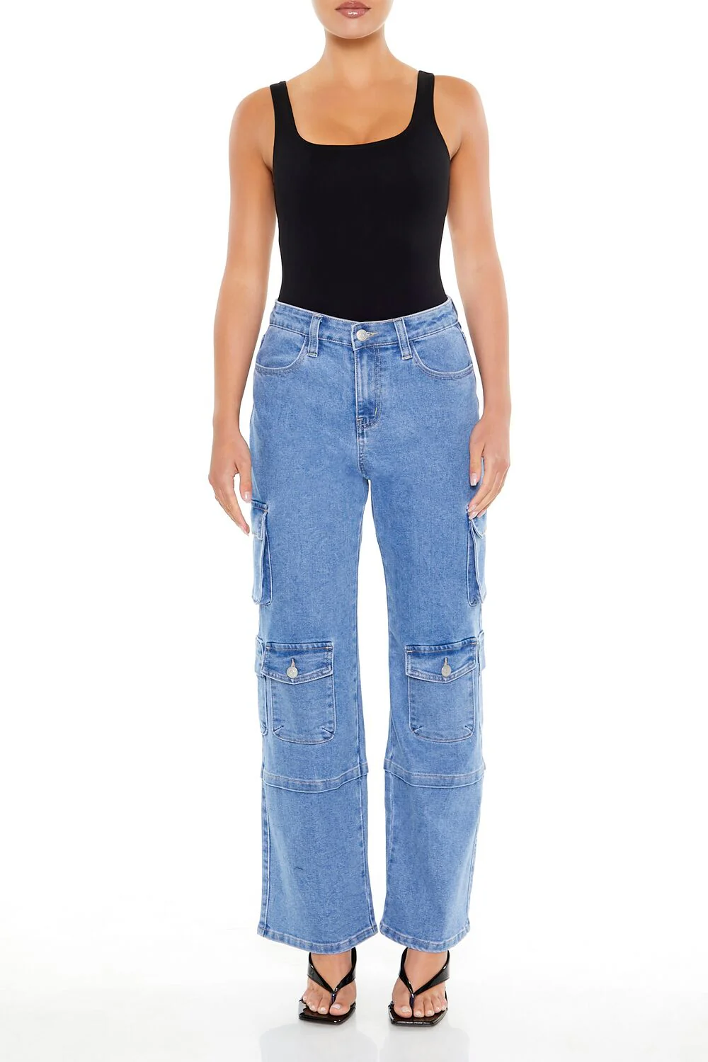 Ponte Knit Tank Bodysuit - Image 4