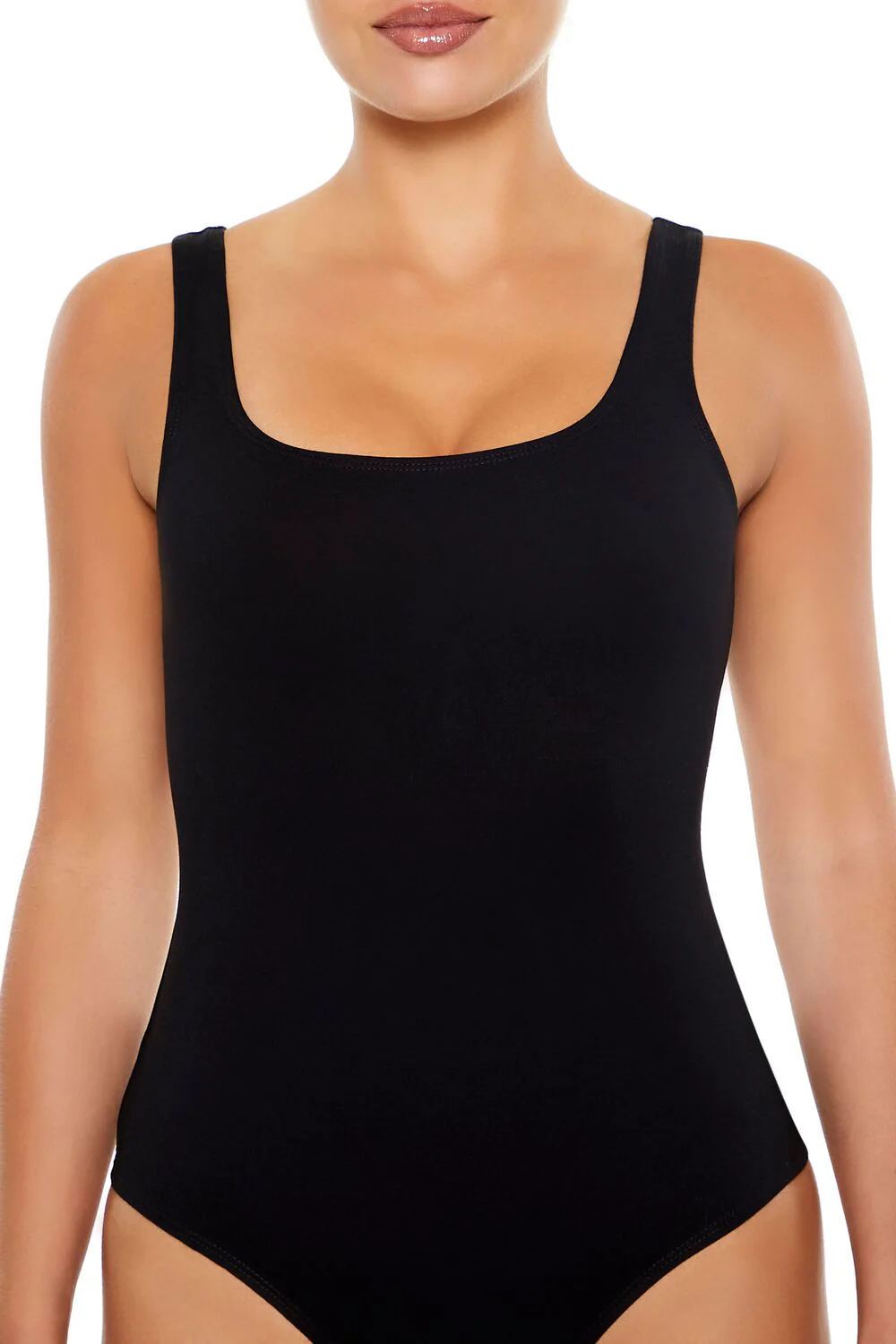 Ponte Knit Tank Bodysuit - Image 5