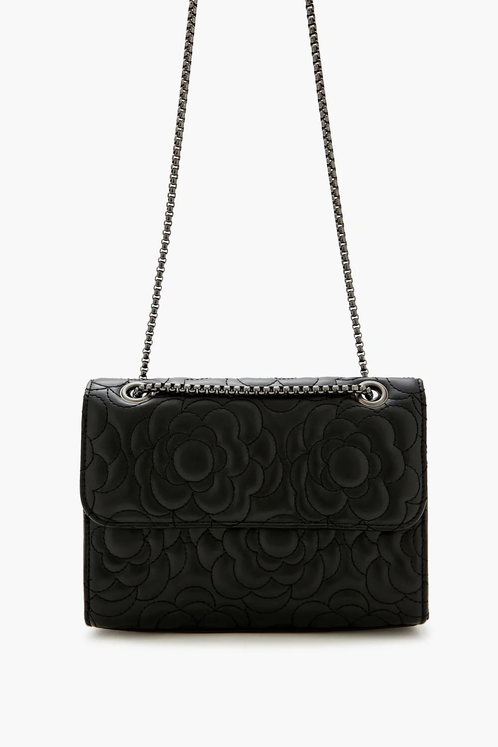 Floral-Quilted Crossbody Bag - Image 2