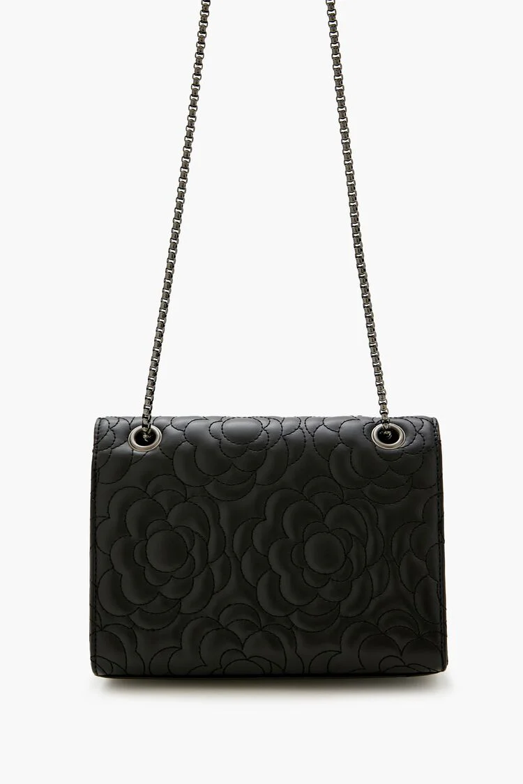 Floral-Quilted Crossbody Bag - Image 5