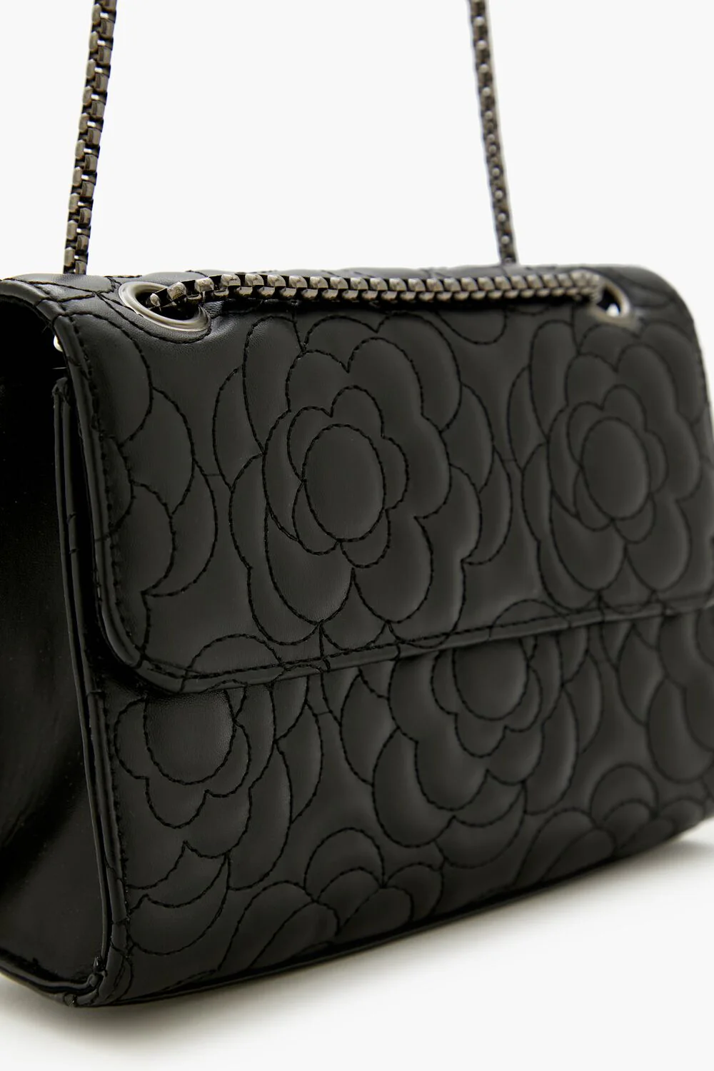 Floral-Quilted Crossbody Bag - Image 6