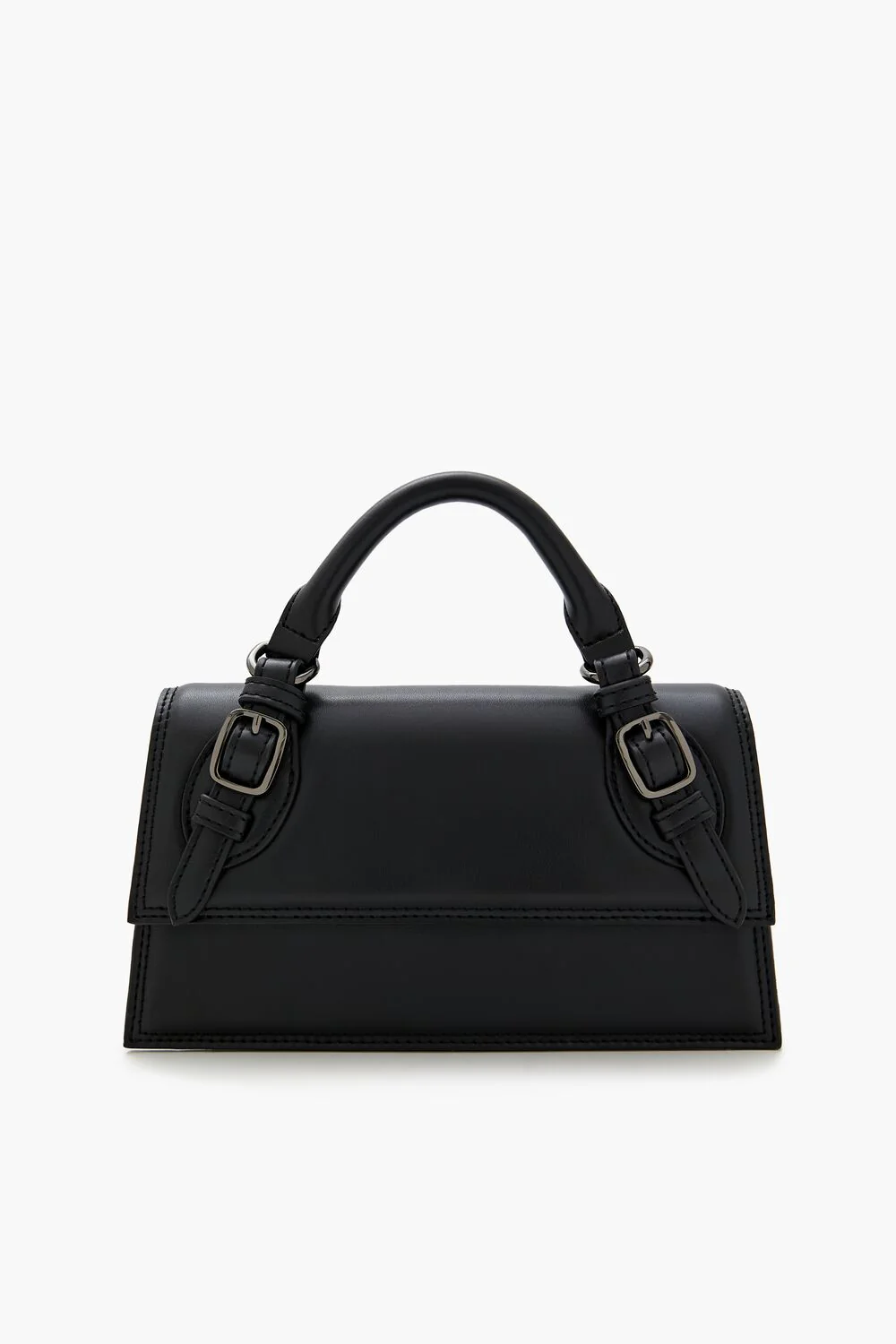 Buckled Faux Leather Crossbody Bag - Image 2