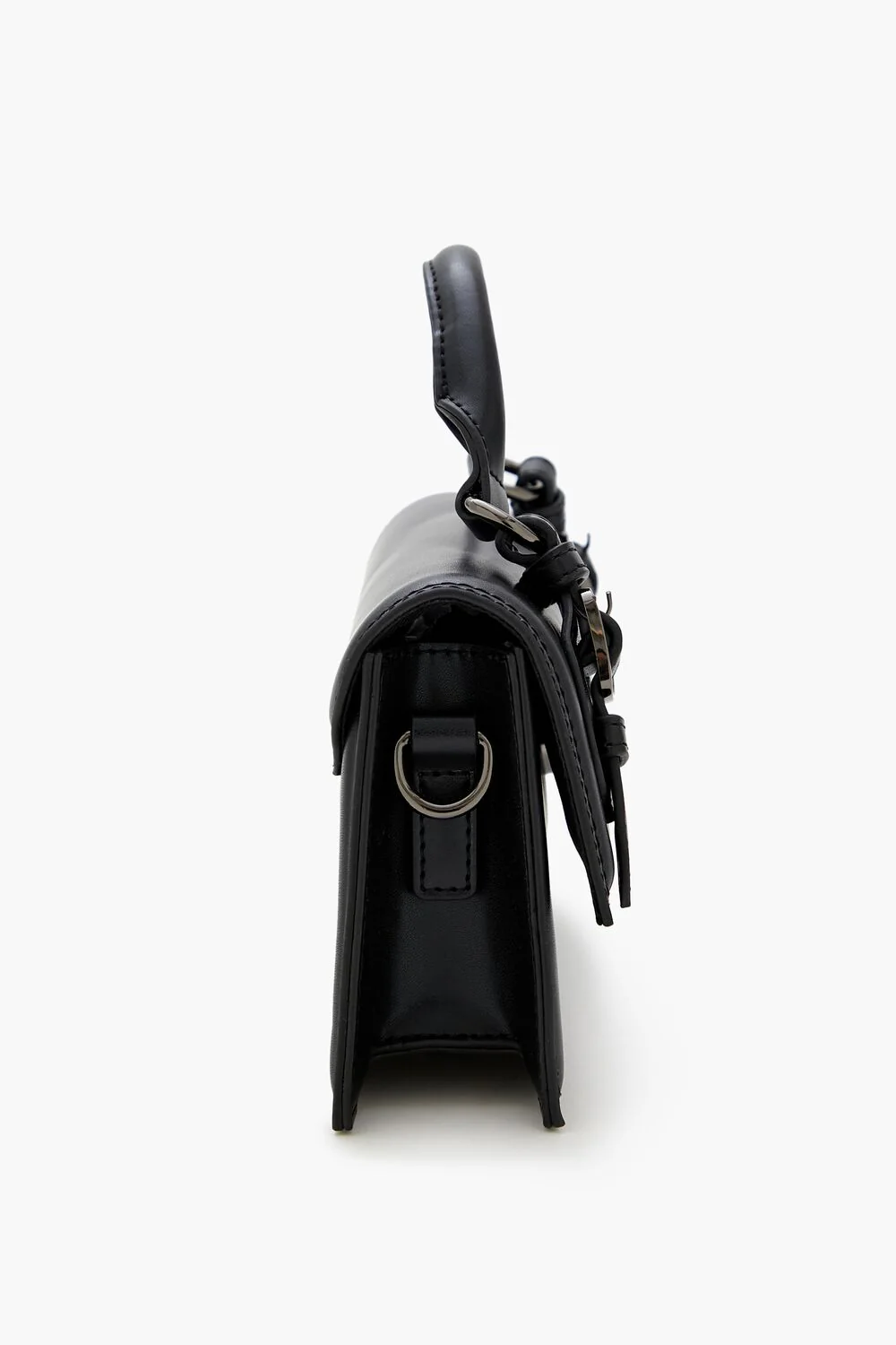 Buckled Faux Leather Crossbody Bag - Image 4