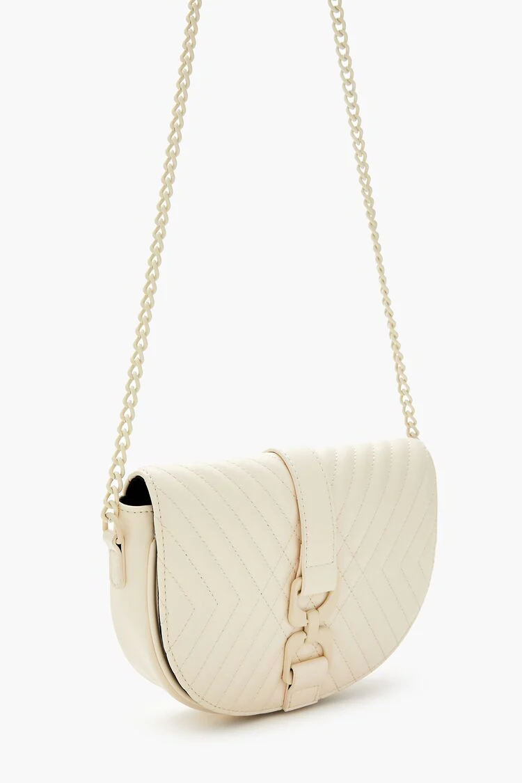Quilted Crescent Crossbody Bag - Image 2