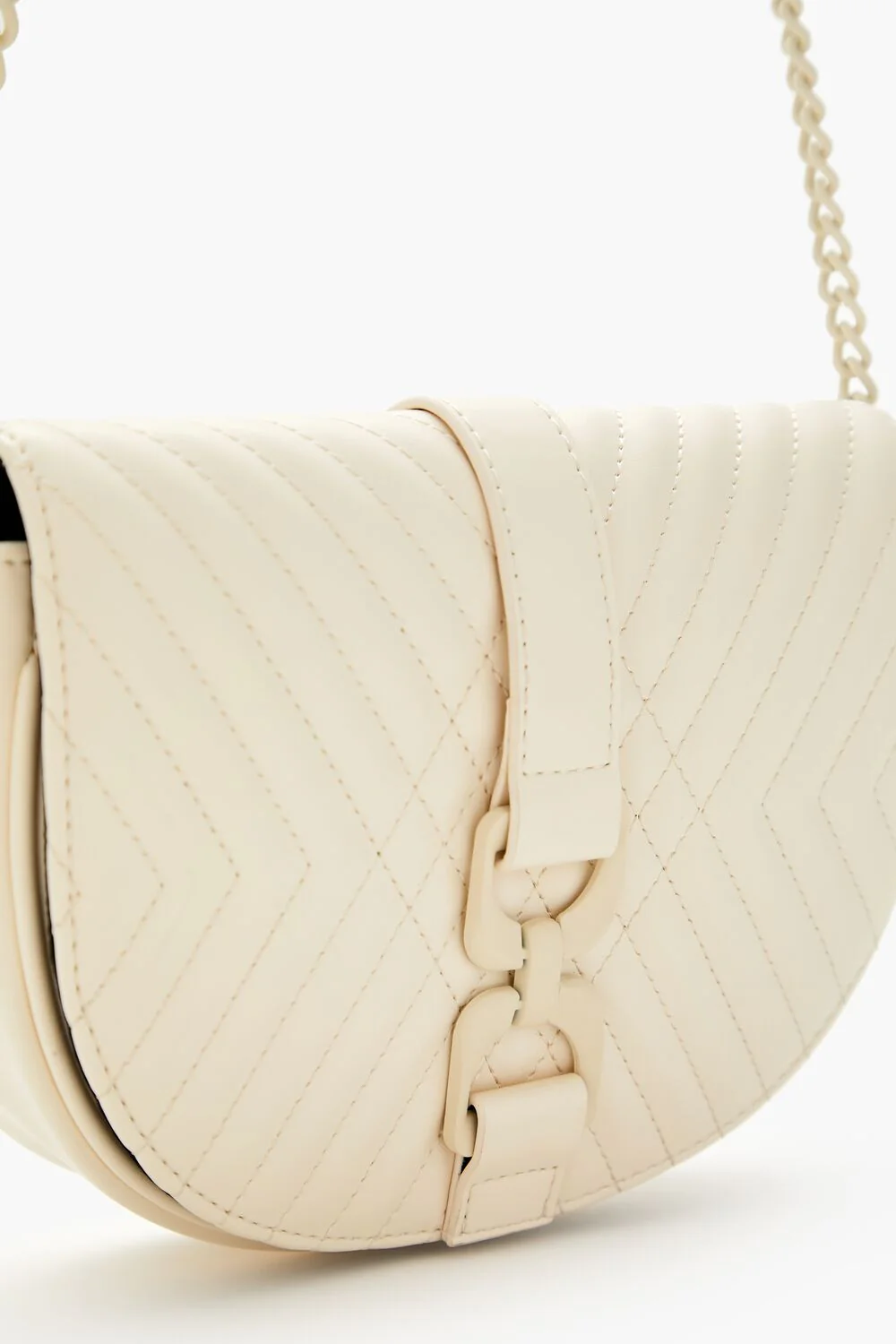 Quilted Crescent Crossbody Bag - Image 5