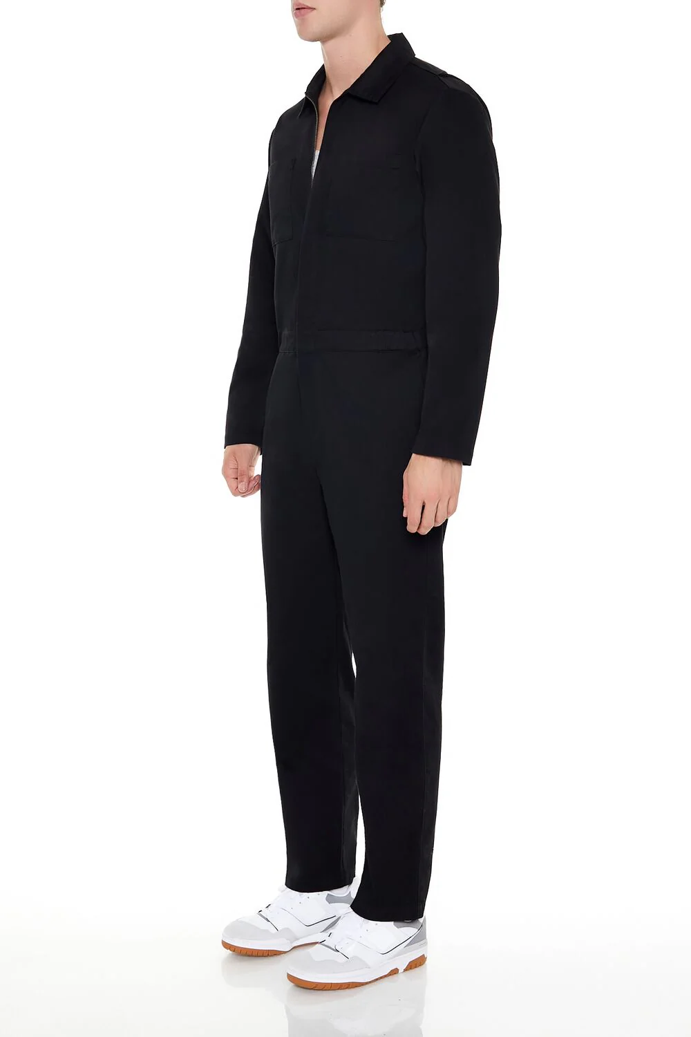 Straight-Leg Zip-Up Coveralls - Image 3