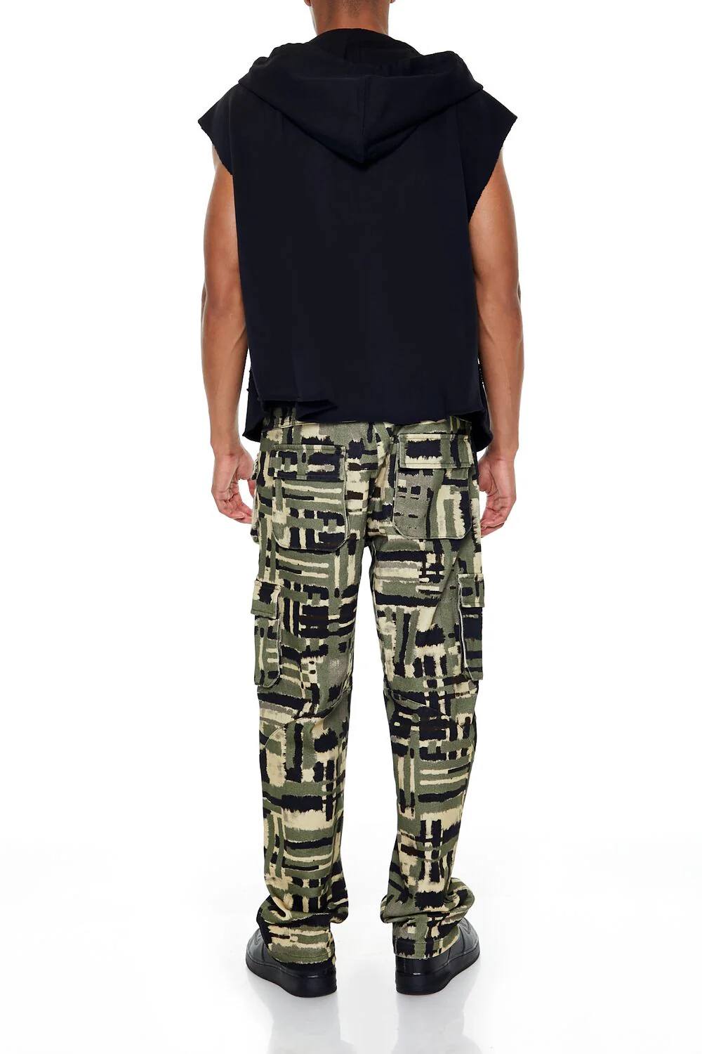 Geo Straight Cargo Pants - Image 4