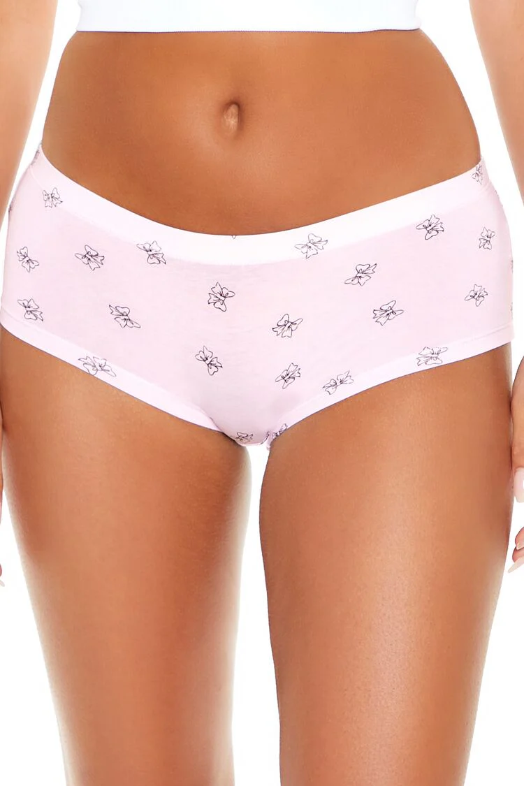 Bow Print Shortie Panties - Image 2
