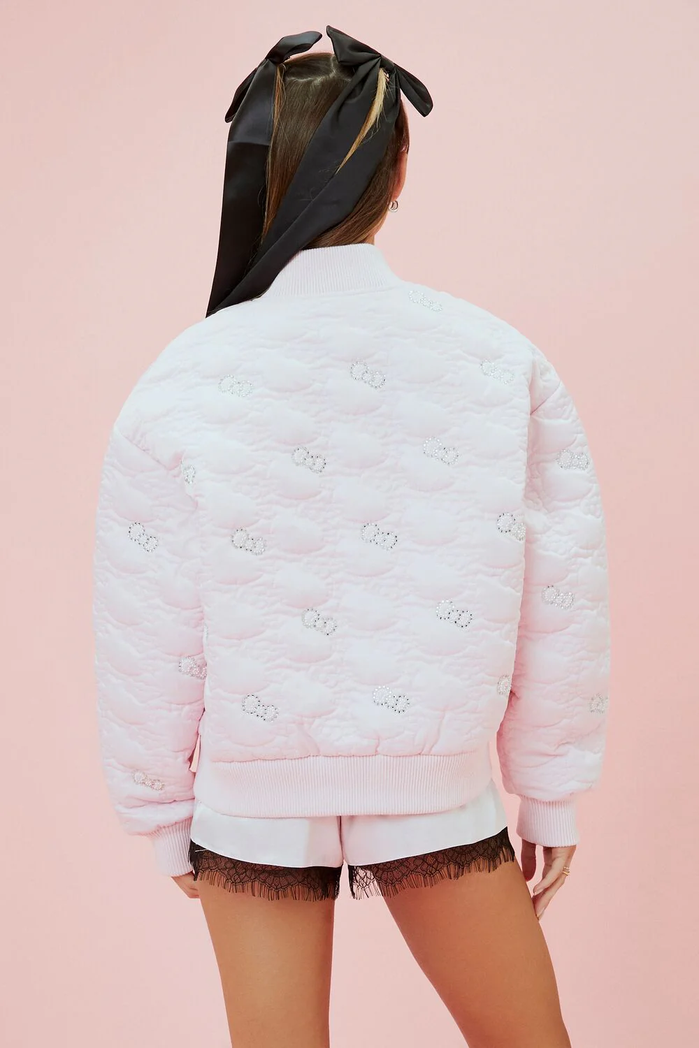 Hello Kitty Rhinestone Bomber Jacket - Image 5