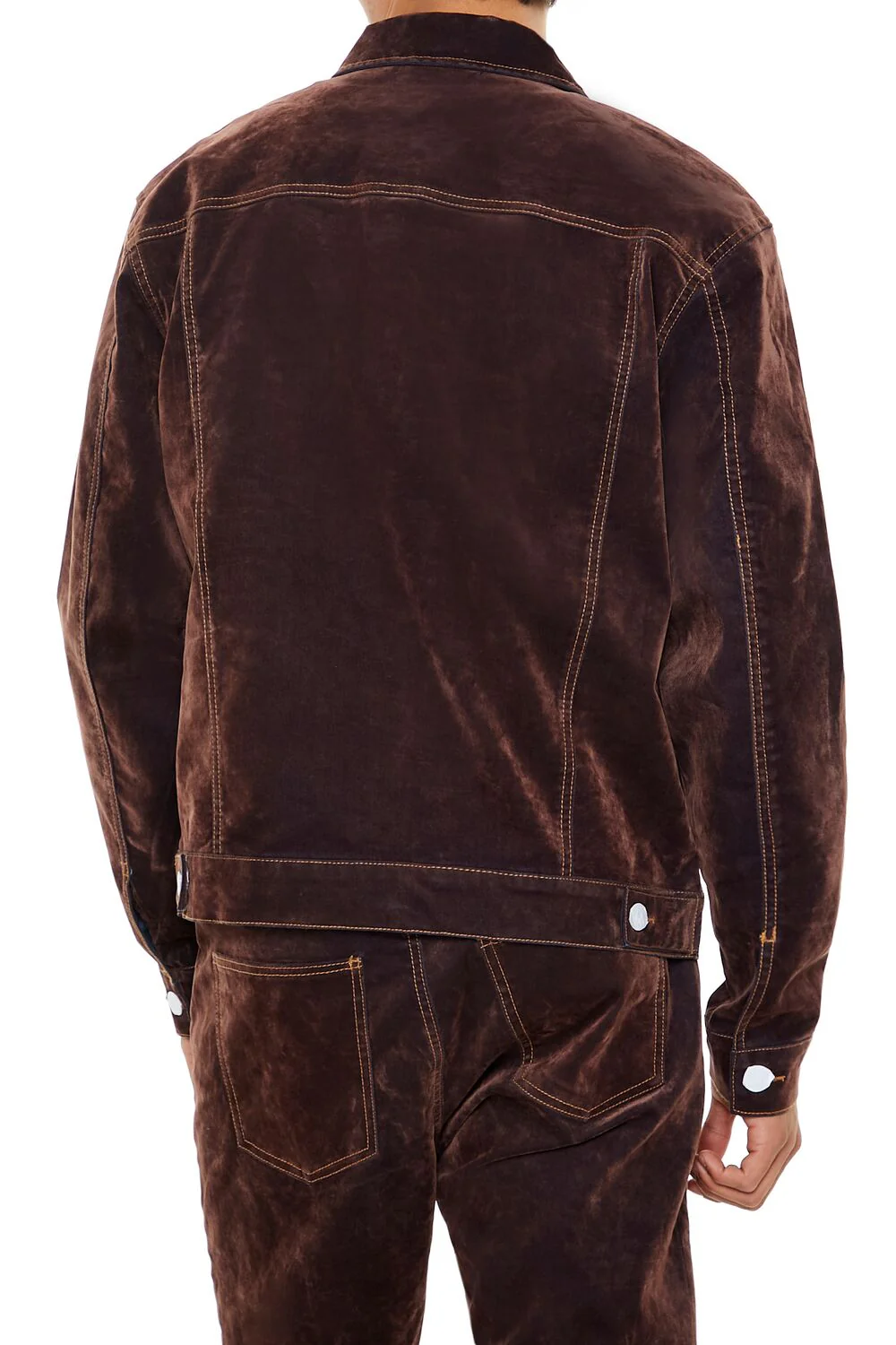 Textured Trucker Jacket - Image 4