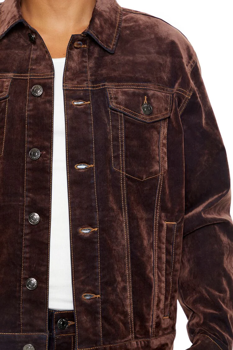 Textured Trucker Jacket - Image 5