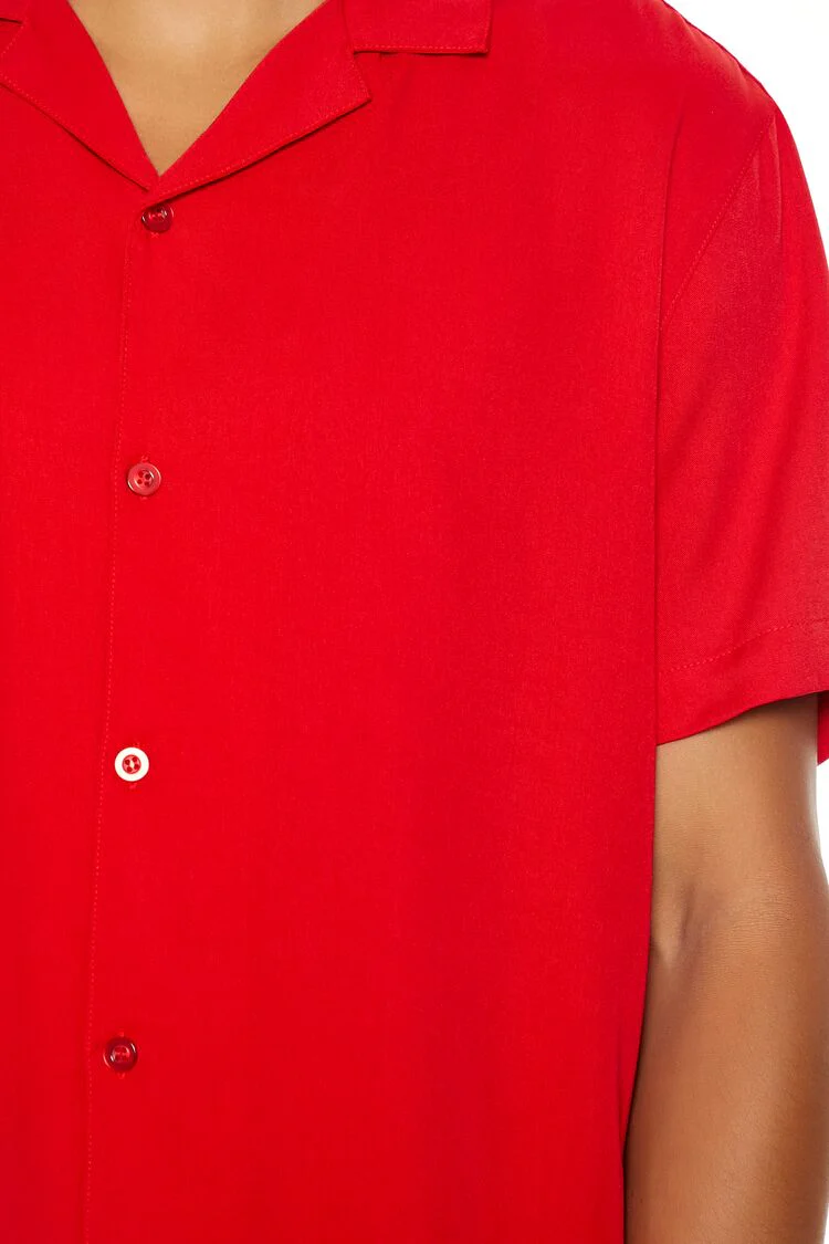 Cuban Collar Short-Sleeve Shirt - Image 10