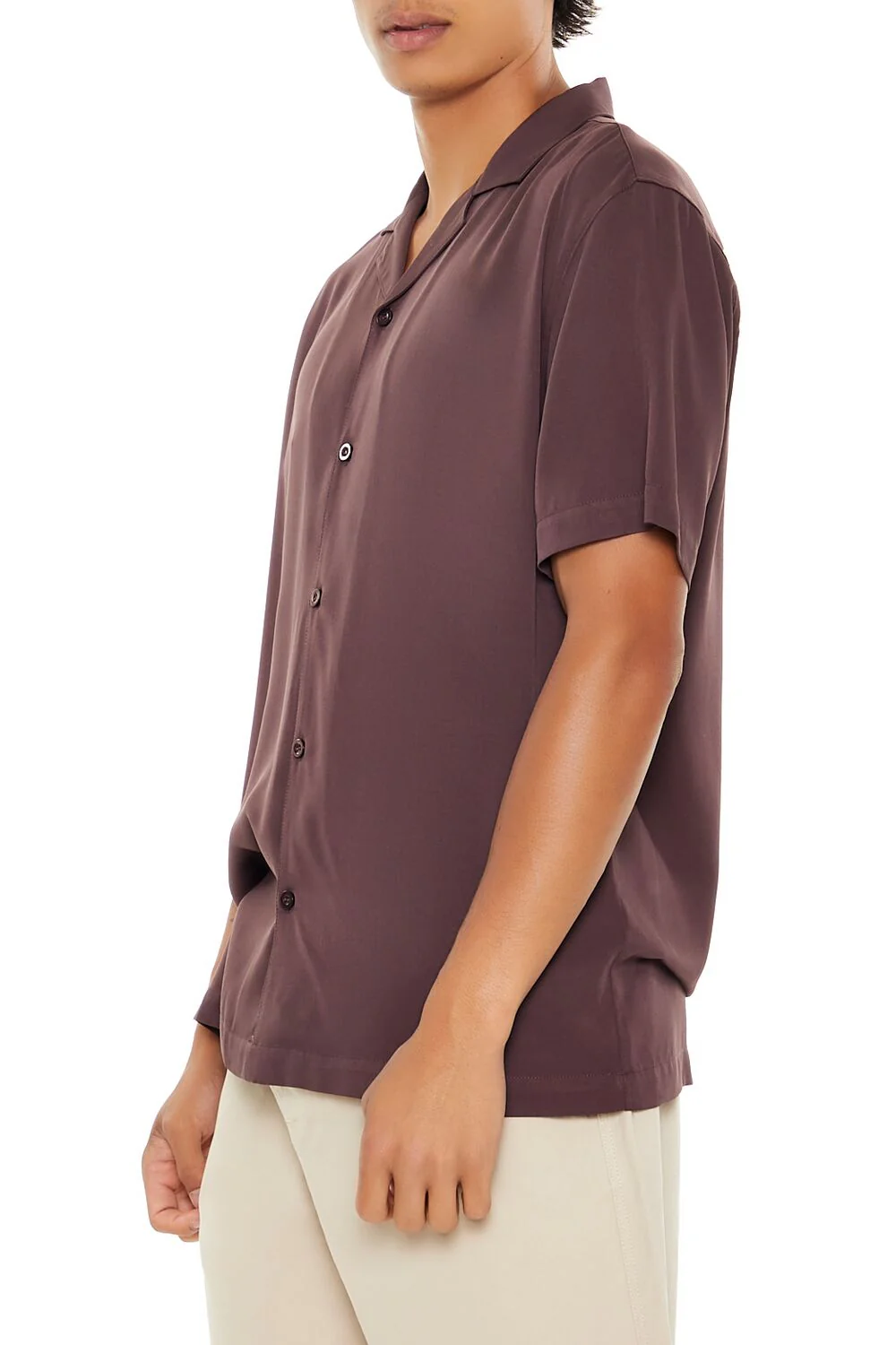 Cuban Collar Short-Sleeve Shirt - Image 3