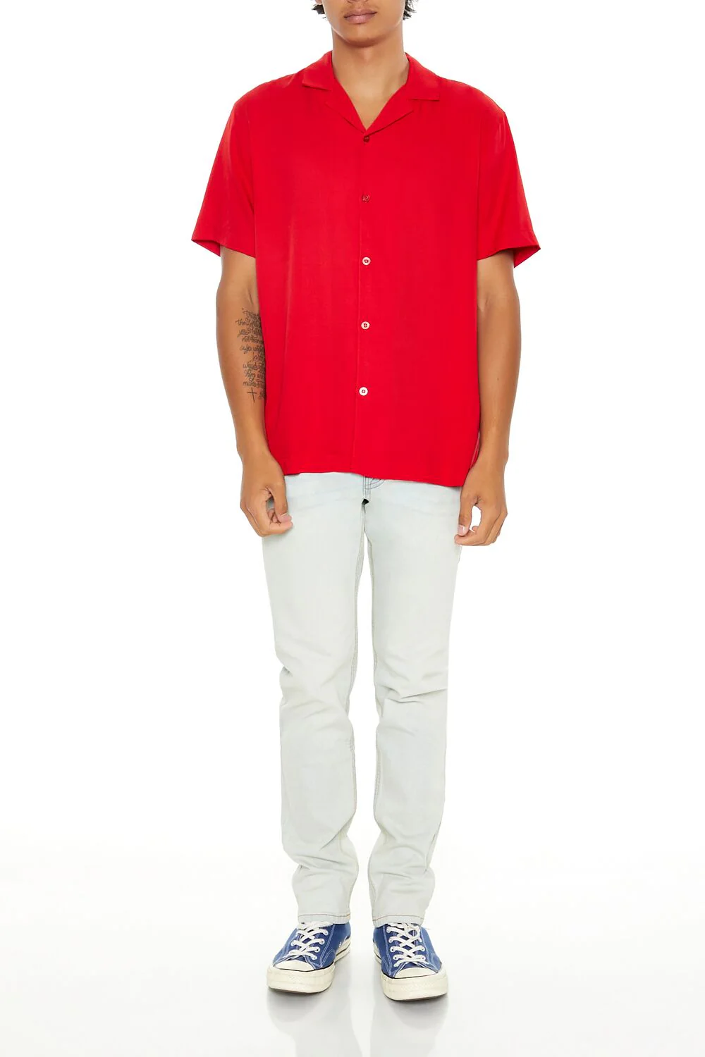 Cuban Collar Short-Sleeve Shirt - Image 7
