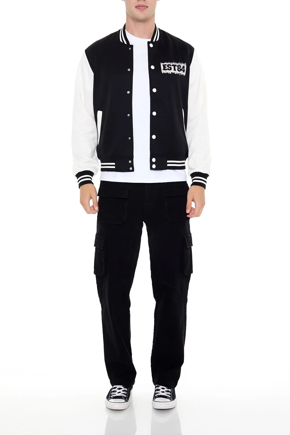 Embroidered EST84 Bomber Jacket - Image 2