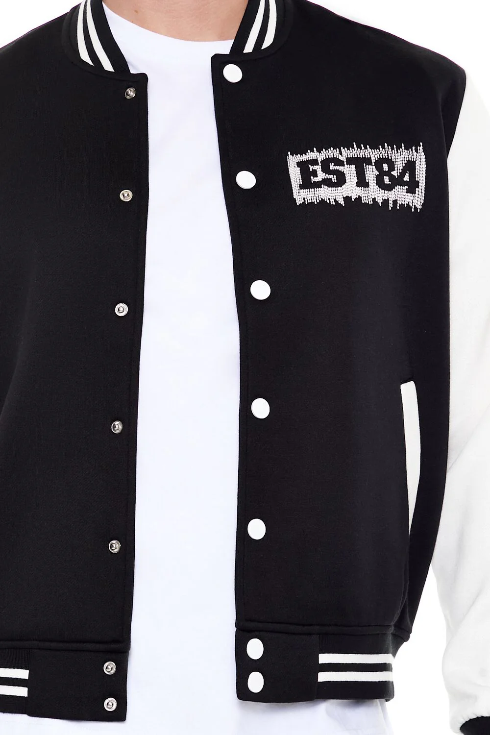 Embroidered EST84 Bomber Jacket - Image 5
